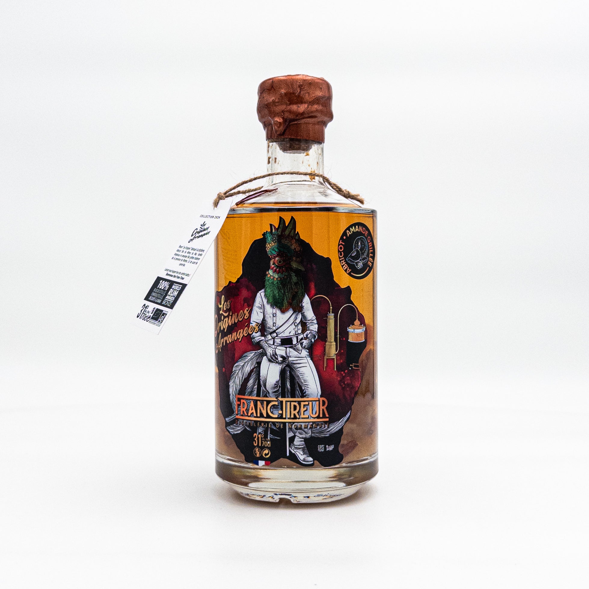 Rhum arrangé abricot amande grillée - Distillerie Franc-Tireur