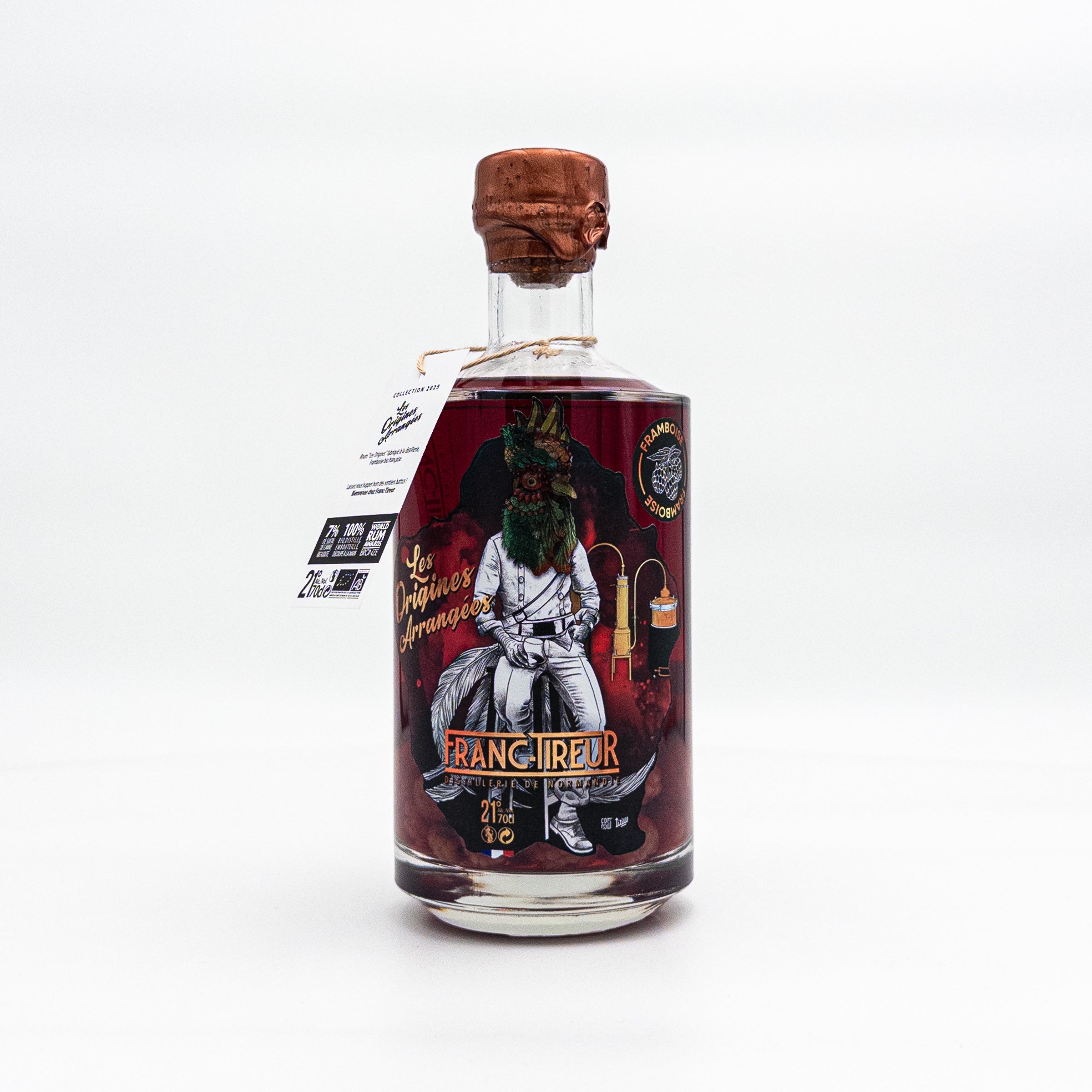 Rhum arrangé framboise - Distillerie Franc-Tireur
