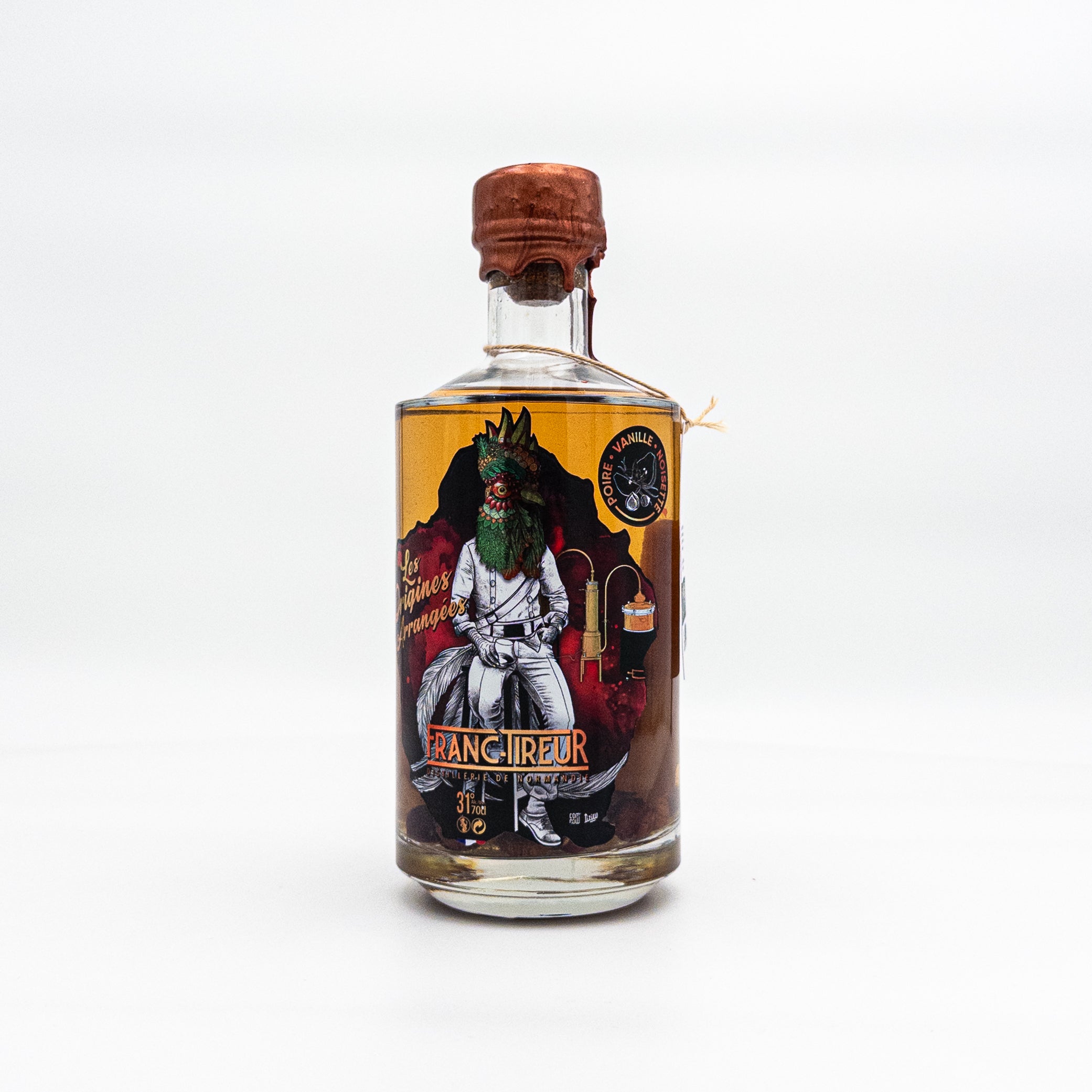 Rhum arrangé poire vanille noisette - Distillerie Franc-Tireur