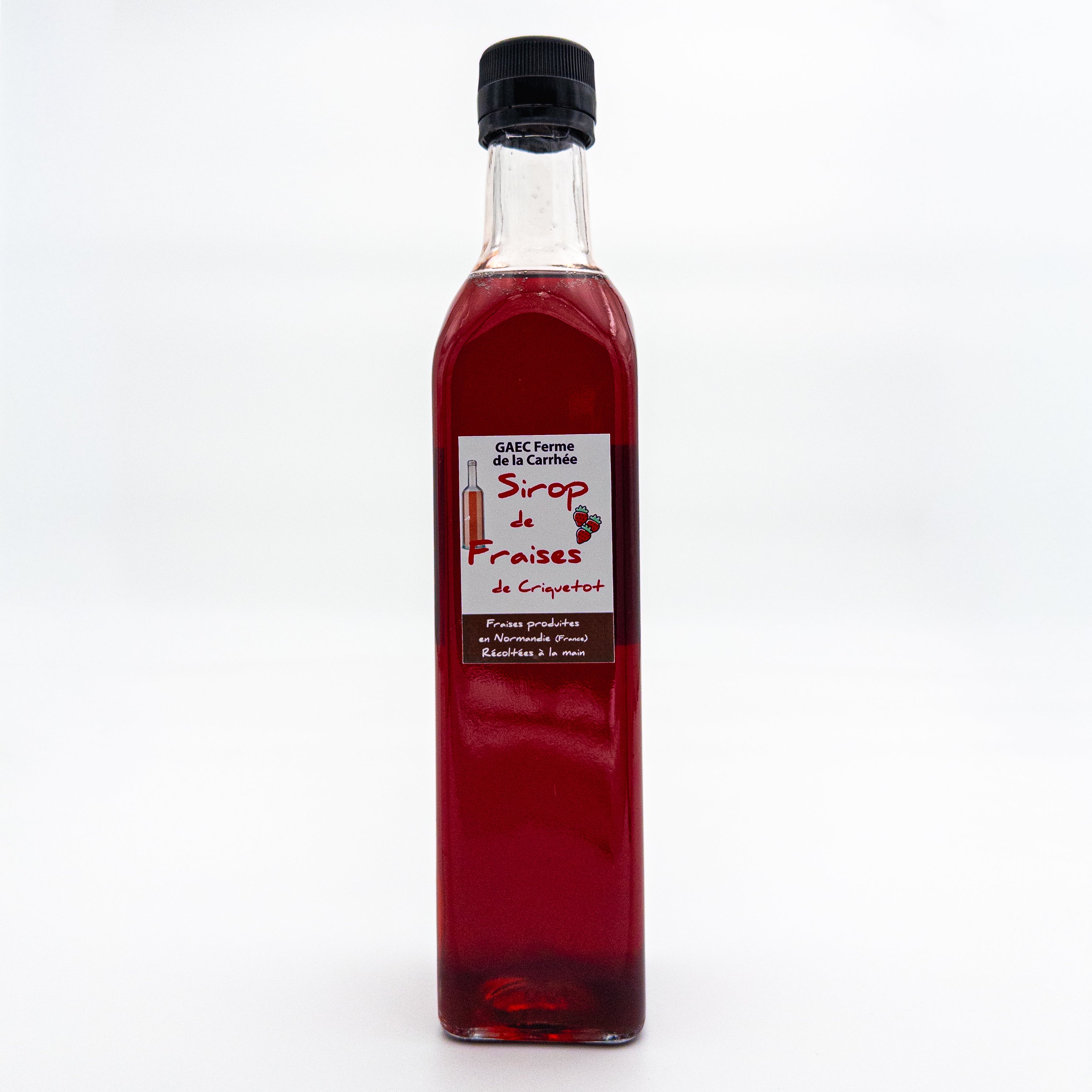Sirop de fraise - Ferme de la Carrhée