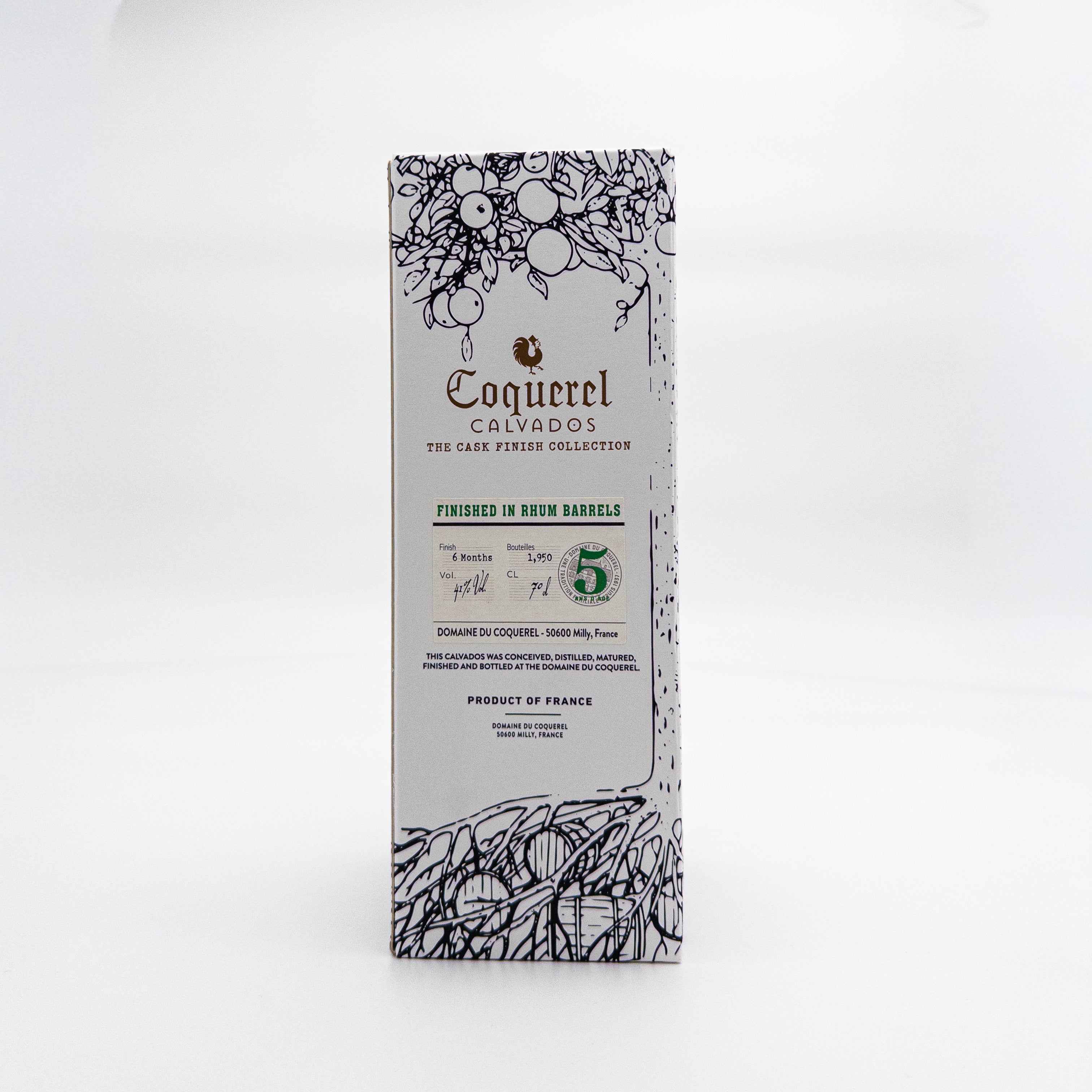 Calvados AOC 5 ans rhum finish - Coquerel