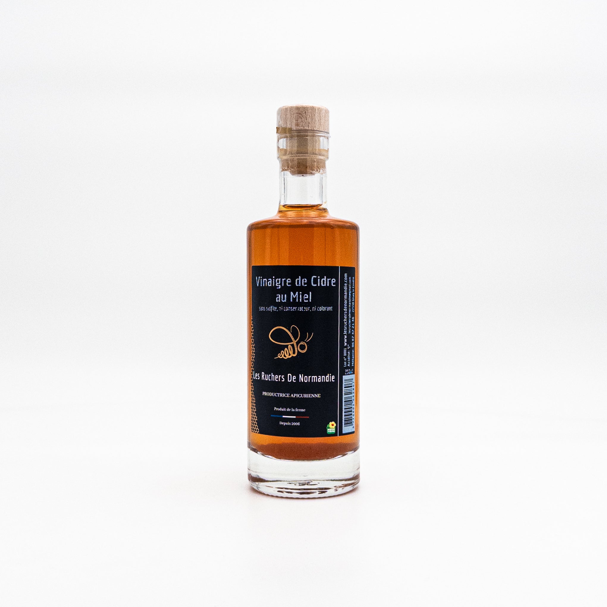 Vinaigre cidre au miel - Les Ruchers de Normandie