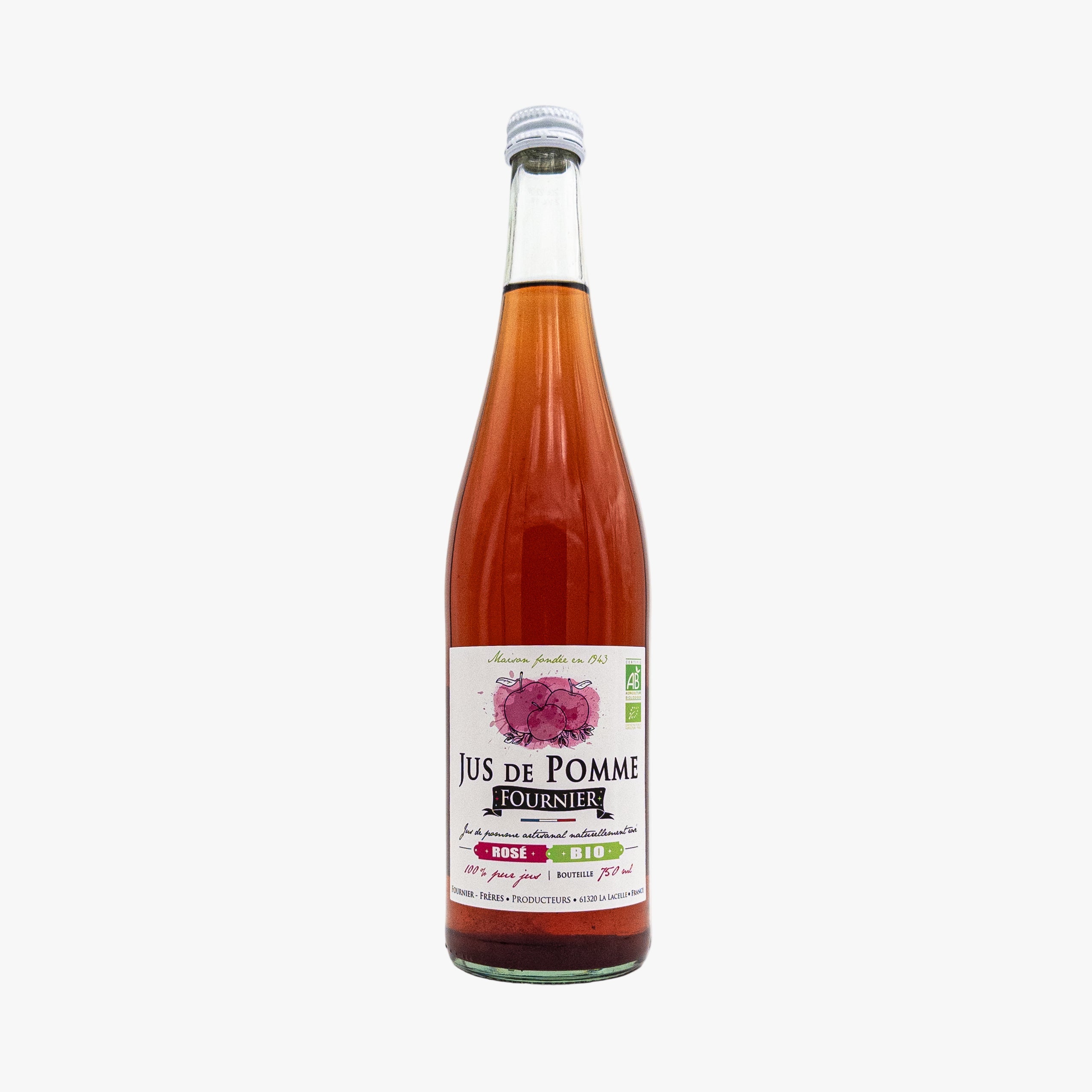 Jus de pomme rosé - Fournier