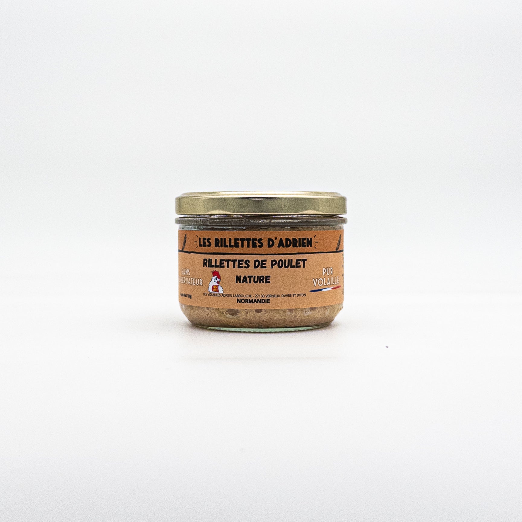 Rillettes de poulet Nature - Adrien & Cie