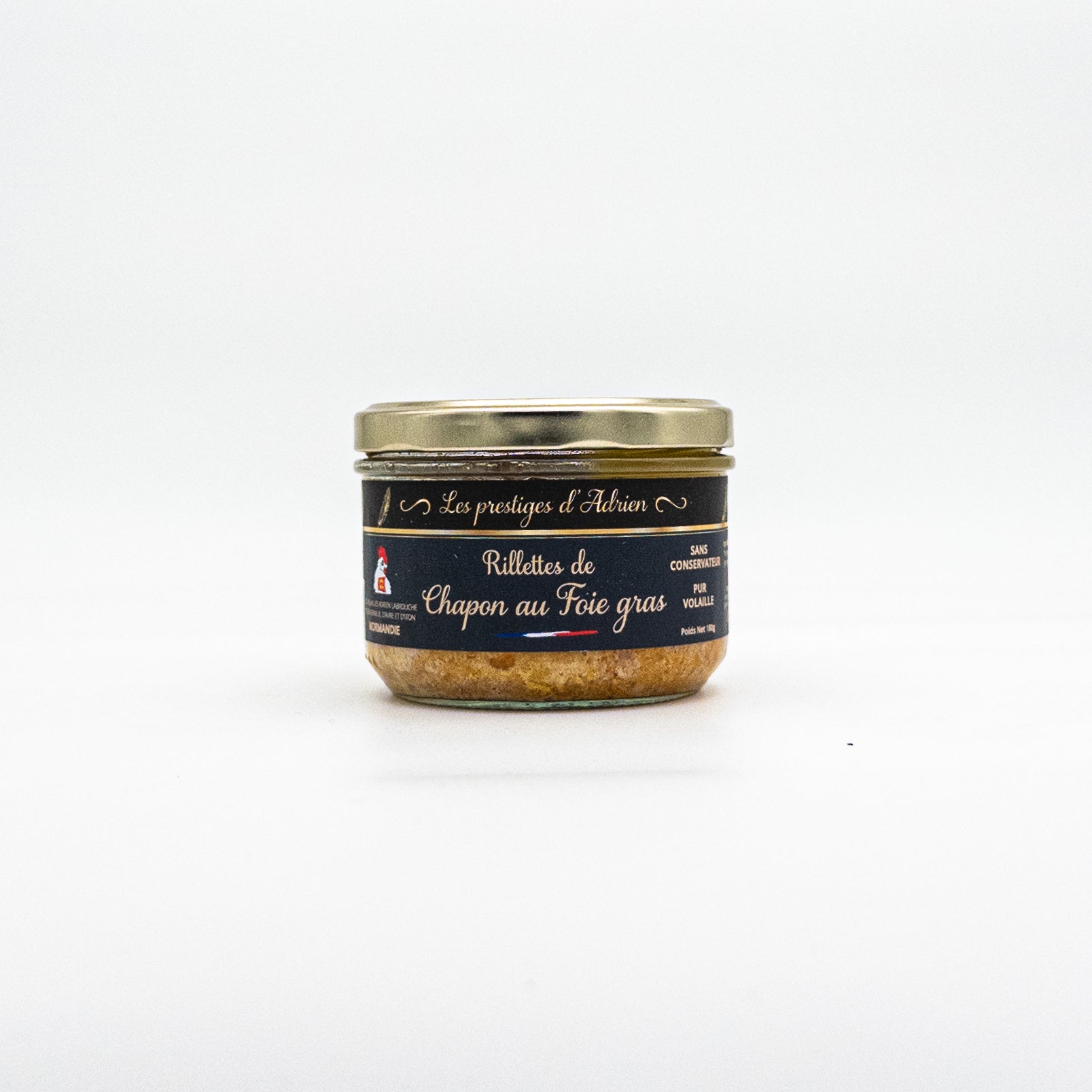 Rillettes de Chapon Foie Gras - Adrien & Cie 180 g